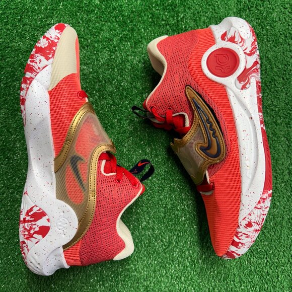 Nike KD Trey 5 X University Red Gold Mens Basketball Shoes DD9538-600 NEW Sz 11 - Picture 2 of 6
